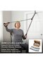 Shoulder Pulley System, Shoulder Range of Motion Exercise Aid with Marked Rope, Comfortable Foam Handles and Door Anchor, Adjustable Length for Home and Clinic Exercise - 6