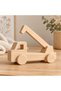 Wooden Paintable Toy Car, Handmade, Natural, Gift-Quality Toy