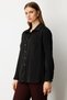 Buttoned Satin Shirt 03505 - 2