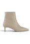 Natyy Knitted Detailed Ankle-Length Women's Heeled Boots - 3