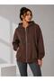 Unisex Zip-Up Hooded Kangaroo Pocket Sweatshirt