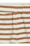 Lcw Baby Brown Striped Baby Boy Shorts Set - 7