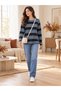 Women's Striped Long-Sleeved Cotton T-Shirt. - 2