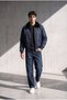 Premium Fur Collar Bomber Jacket - 3