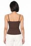 Busem Slim-Fit Corset Crop Top Blouse - 3