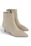 Natyy Knitted Detailed Ankle-Length Women's Heeled Boots - 2