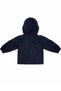 Baby Boy Hooded Navy Blue Raincoat Navy Blue - 4