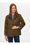 Women's Lined Brown Suede Jacket Uw26Ckt007 - 3