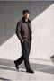 Premium Fur Collar Bomber Jacket - 2