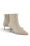 Natyy Knitted Detailed Ankle-Length Women's Heeled Boots