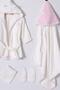 100% Cotton Baby Girl Bathrobe Set - 2