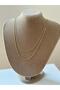 Special Edition Xp Double Thin Snake Chain Gold-Colored Necklace.