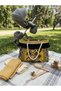 Ethnic Patterned Tassel Kilim Zippered Shoulder Bag, Bohemian Picnic Bag, 50X30 Cm. - 6