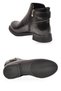 Stylish and Comfortable Black Shiny Women's Classic Boots with Zipper and Ankle Strap Pc-56080 - 5