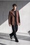 Men's Casual Double-Breasted Midi Length Cashmere Coat - Modern Cut - 3