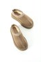 Women's Boots with Thick Soles, Embroidered Details, and Faux Fur Lining in Mink Suede. - 4