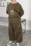 Balloon Sweatpants Khaki - 3