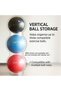 Exercise Ball Stackers 3-Piece Set, Exercise and Stability Ball Storage Organizers, Stackable Ball Holders for Fitness Centres, Gyms and Home Workout Spaces - 3