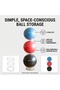 Exercise Ball Stackers 3-Piece Set, Exercise and Stability Ball Storage Organizers, Stackable Ball Holders for Fitness Centres, Gyms and Home Workout Spaces - 6
