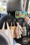 2 Car Seat Back Organizers – with Hanger and Phone/Tablet Holder, In-Car Organizer, Backseat Organizer, Phone Holder.