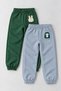 Girls' 2-Piece Sweatpants with Cute Animal Embroidery