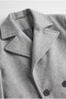 Modern Cut Double Breasted Cashmere Coat
