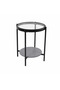 خدمه مفرد خشب زجاج دائري 4545 C159S GREY