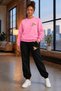 Sifir Yaka Shardon Tracksuit Seasonal Logo Zippered Bear Printed Women / Girl Model