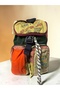 S Size Quality Single Compartment Vintage Casual Design Unisex Backpack Daily Travel Trekking Bag 24Cmx30Cm