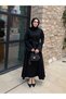 Almira Scuba Dress, Black. - 3