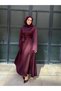 Almira Scuba Dress, Plum Color - 6