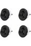 Universal Travel Plug Adapter EU Type C, 4-Pack, Compact