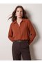 Satin women's shirt