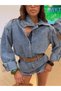 Topchic Belted Denim Jumpsuit - 6