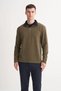 Slim Fit Thick Collar Half-Zip Thessaloniki Sweatshirt Caz 56430 - 3