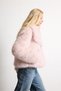 Regular Fit Shawl Collar Faux Fur Jacket I2799Ax26Wn - 4
