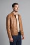 Regular Fit Shirt Collar Buttoned Leather Jacket I1127Ax26Wn - 4