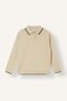 Polo Collar Ribbed Knit Basic Sweater for Baby Boys I5793A526Wn - 4