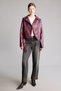 Regular Fit Biker Collar Belted Faux Leather Jacket I2760Ax26Au - 2