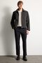 Regular Fit Shirt Collar Zippered Faux Leather Jacket I8457Ax26Wn - 2