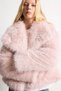 Regular Fit Shawl Collar Faux Fur Jacket I2799Ax26Wn