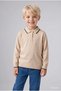 Polo Collar Ribbed Knit Basic Sweater for Baby Boys I5793A526Wn
