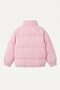 Ribbed Velvet Half Turtleneck Puffer Coat for Girls, H3052A526Au. - 8