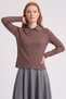 Ribbed Knit Sweater Mink