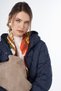 Anorak Jacket with Belt Detail, Navy Blue. - 6