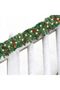 2.7m 9FT Green Christmas Garland with 50 Warm White LED Lights, 8 Lighting Modes, Red Berries & Pine Cones, Bendable Garland for Fireplace Stair Door Frame Decor - 7