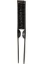 3 Row Styling Comb For Detangling, Defining And Separating Curls (Black) - 2
