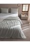 Livia Double 100% Cotton Printed Fitted Sheet Set - Mint Green - 2