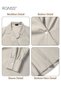 Ladies Solid Color Tunic Dress, Ladies Formal Elegant Asymmetrical Pleated Design High Waiste Dress, - 6