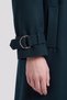 Green Cashmere Coat with Buckle Detail - 6